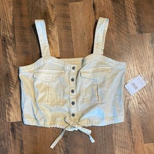 Free People Palm Desert Solid Top NWT